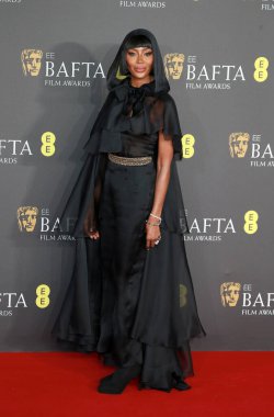 Naomi Campbell, 18 Şubat 2024 'te Londra' daki Royal Festival Hall 'da düzenlenen 2024 EE BAFTA Film Ödülleri' ne katıldı..