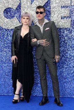 Kelly Osbourne ve Jimmy Q 20 Mayıs 2019 'da Londra, İngiltere' deki Odeon Leicester Meydanı 'ndaki Rocketman UK Premiere' e katıldılar..