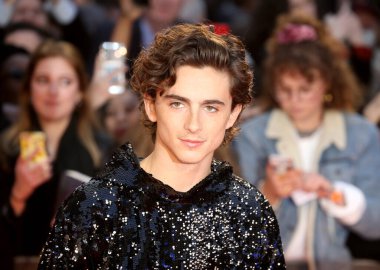 Timothee Chalamet, İngiltere 'nin başkenti Londra' da 3 Ekim 2019 'da Odeon Luxe Leicester Meydanı' nda düzenlenen 63..