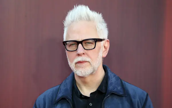 James Gunn 2 Temmuz 2025 'te İngiltere' de Cineworld Leicester Meydanı 'nda Süpermen hayran etkinliğine katılır..