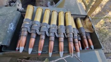 Kherson/ Ukraine 12. October 2022 BROWNING M2 shot 