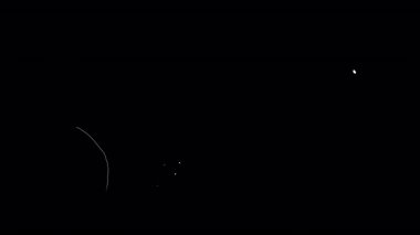 Beyaz grunge kalemin tek renkli animasyonu ve karalama çizgileri ve siyah arkaplanda dokular. Düşük çerçeve etkisi. Kusursuz döngü.