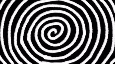 Spiral el çizimi animasyon arka planı. Karalama arkaplanı.