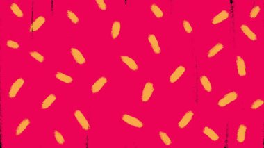 Renkli Fırça Karalaması Soyut Vuruşlar Alfa Şeffaf Arkaplan, yandan merkeze dikey. Fırça darbesi siyah ve beyaz geçiş animasyon arkaplanı.