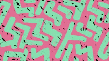 Renkli, el çizimi geçişin animasyonu, çapraz yön. Alfa Kanalı 'nda beyaz çizgi film fırça animasyon fx' i. 4K pürüzsüz döngü, Matte arkaplanı.