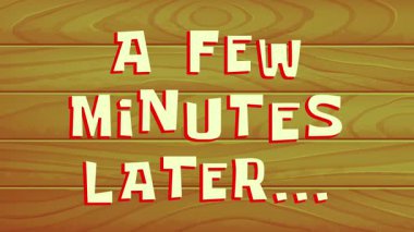 Birkaç dakika sonra tahta arka planda 