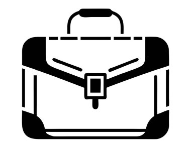 Gösterişli, modern bir siyah-beyaz vektör illüstrasyonunda ofis çalışanları için ideal bir iş çantası tasvir ediliyor. Bu minimalist tasarım bir evrak çantasının basit bir taslağını içeriyor, kurumsal sunumlar ve görsel çalışmalar için değerli bir unsur. Bu...