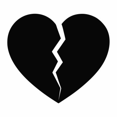 Kırık Kalp Simgesi Kayıp ve Üzüntüyü temsil ediyor