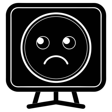 Tahtadaki üzgün Emoji simgesi