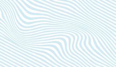Hipnotik açık mavi dalgalı çizgiler soyut bir optik illüzyon deseni yaratır, tasarım, arka plan veya sanat dokuları için mükemmeldir. Canlı, pürüzsüz ve dinamik.