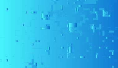 Soyut mavi pixelated glitch efekti, modern dijital arka planlar, teknoloji tasarımları ve markalaşma, reklamcılık ve gelecekteki medya projeleri için mükemmel