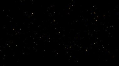 Bu siyah arkaplan altın üçgenleri ve noktaları serpiştiriyor, sofistike tasarımlar için dinamik ve ışıltılı bir görsel etki yaratıyor.