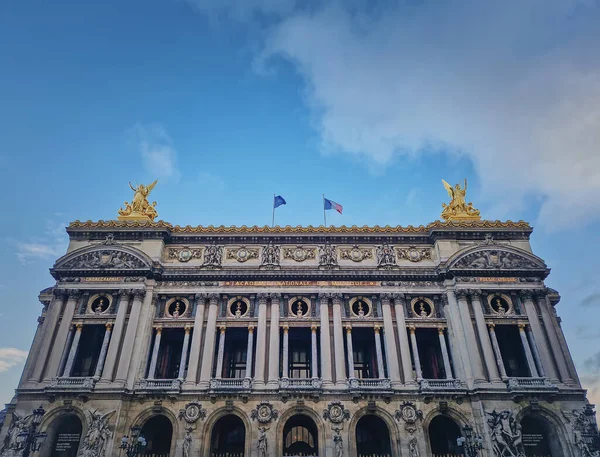 Opera Garnier Palais Parigi Francia Accademia Nazionale Musica Vista Facciata — Foto Stock