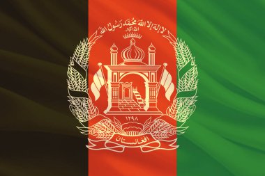 Afganistan Bayrak Rüzgarı Yakından Dalgalanıyor