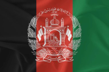 Afganistan Bayrak Rüzgarı Yakından Dalgalanıyor