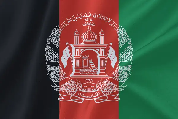 Afganistan Bayrak Rüzgarı Yakından Dalgalanıyor