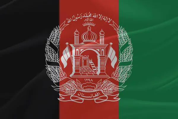 Afganistan Bayrak Rüzgarı Yakından Dalgalanıyor