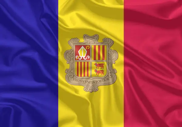 Andorra Bayrak Rüzgarı Yakından Dalgalanıyor