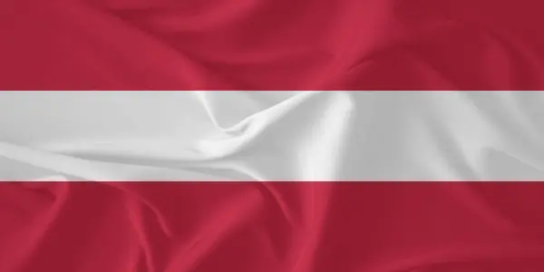 Avusturya Bayrak Rüzgarı Yakından Dalgalanıyor