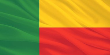 Benin Bayrak Rüzgarı Yakından Dalgalanıyor