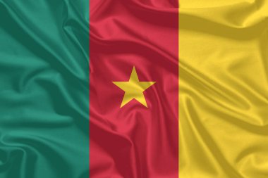 Kamerun Bayrak Rüzgarı Yakından Dalgalanıyor