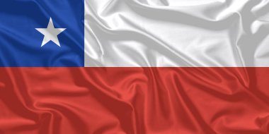 Şili Bayrağı Yakından Dalgalanıyor