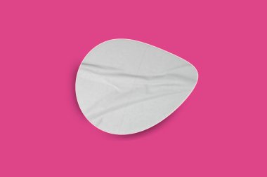 Model Yapıştırmaları için Boş Etiket Etiketi 