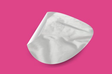 Model Yapıştırmaları için Boş Etiket Etiketi 