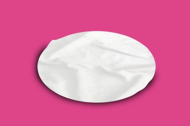 Model Yapıştırmaları için Boş Etiket Etiketi 