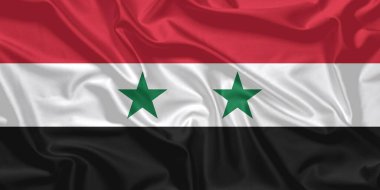 Suriye Bayrağı Rüzgarda Dalgalanıyor
