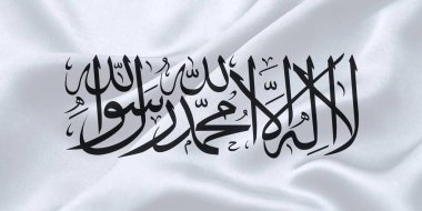 Taliban Bayrağı Rüzgarda Dalgalanıyor