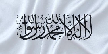 Taliban Bayrağı Rüzgarda Dalgalanıyor