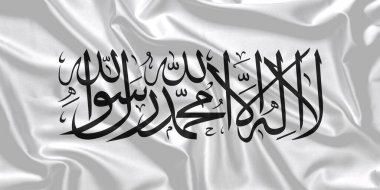 Taliban Bayrağı Rüzgarda Dalgalanıyor