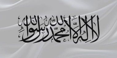 Taliban Bayrağı Rüzgarda Dalgalanıyor