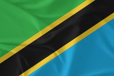 Tanzanya Bayrağı Rüzgarda Dalgalanıyor