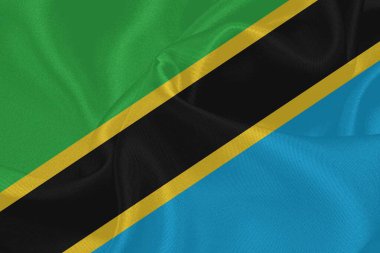 Tanzanya Bayrağı Rüzgarda Dalgalanıyor