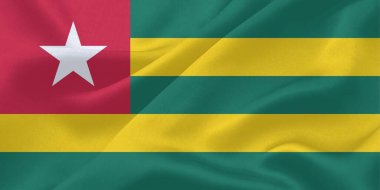Togo Bayrağı Rüzgarda Uçuyor