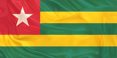 Togo Bayrağı Rüzgarda Uçuyor