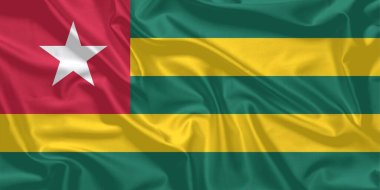 Togo Bayrağı Rüzgarda Uçuyor