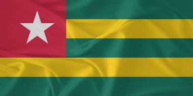 Togo Bayrağı Rüzgarda Uçuyor