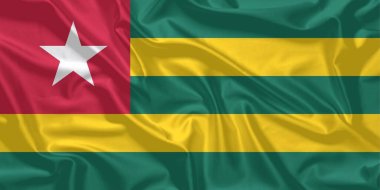 Togo Bayrağı Rüzgarda Uçuyor