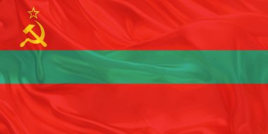 Transnistria Bayrağı Rüzgarda Dalgalanıyor
