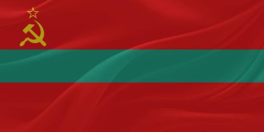 Transnistria Bayrağı Rüzgarda Dalgalanıyor