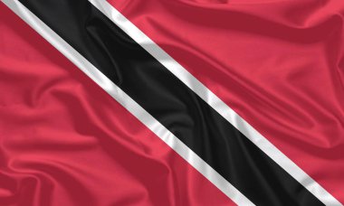 Trinidad ve Tobago Rüzgarda Uçan Bayrak