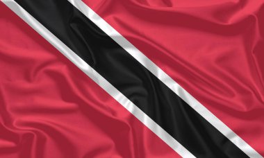 Trinidad ve Tobago Rüzgarda Uçan Bayrak