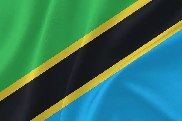 Tanzanya Bayrağı Rüzgarda Dalgalanıyor