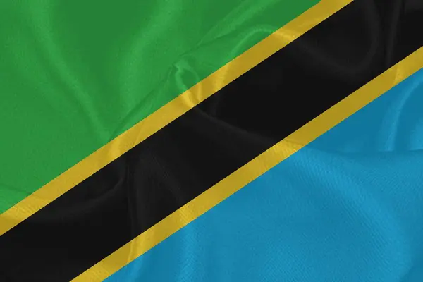 Tanzanya Bayrağı Rüzgarda Dalgalanıyor