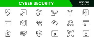 Bilgi, teknoloji, veri ağı, kötü amaçlı yazılım, virüs, yetkisiz erişim ve korunan siber güvenlik simgesi.