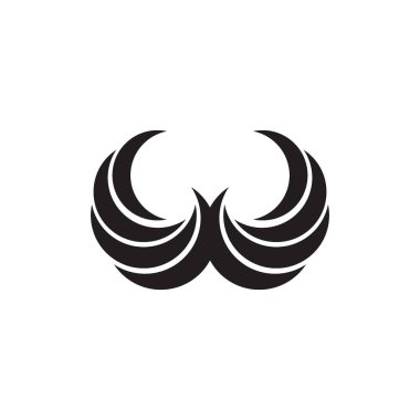 Logo kanadı minimalist eşsiz tasarım