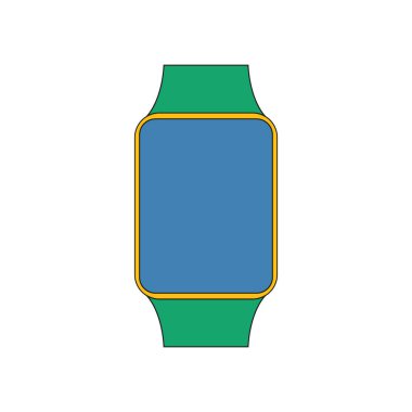 İllüstrasyon akıllı saat özgün tasarım